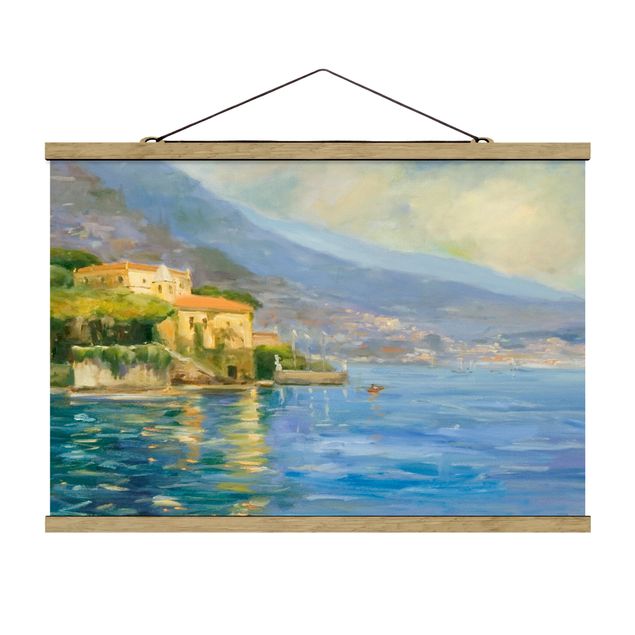 Fabric print with poster hangers - Scenic Italy IV