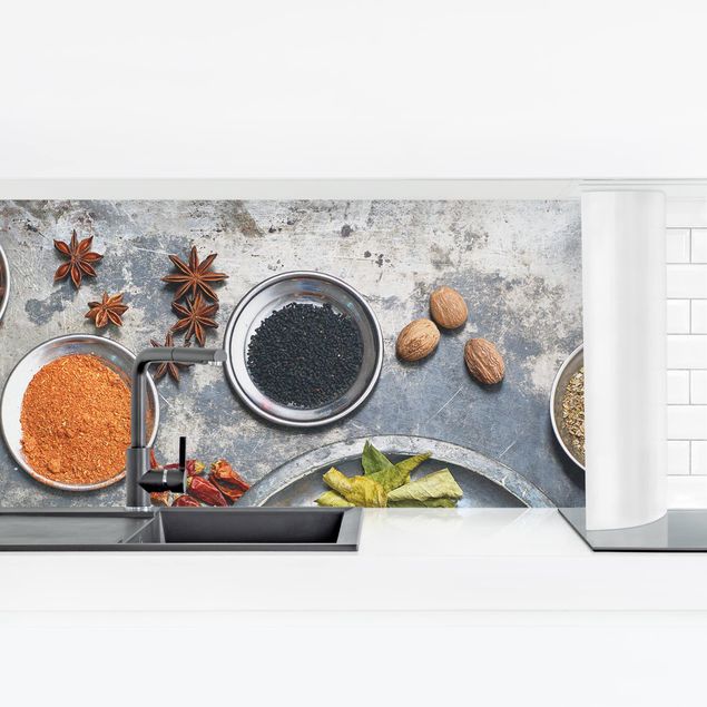 Kitchen wall cladding - Shabby Spice Plate