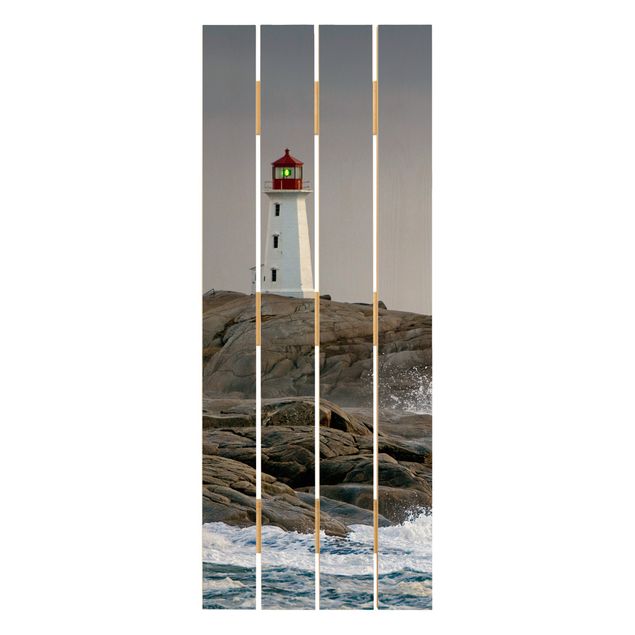 Print on wood - Lighthouse