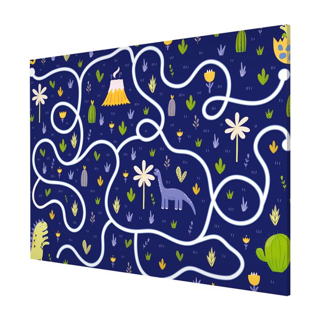 Magnetic memo board - Playoom Mat Dinosaurs - Dino Mom Looking For Her Baby