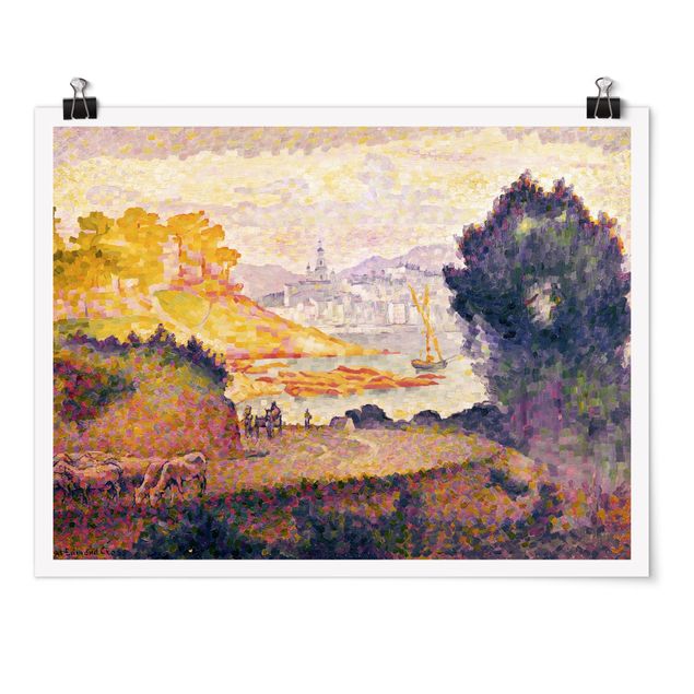 Poster - Henri Edmond Cross - View of Menton