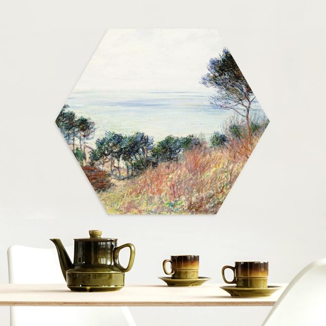 Alu-Dibond hexagon - Claude Monet - The Coast Of Varengeville