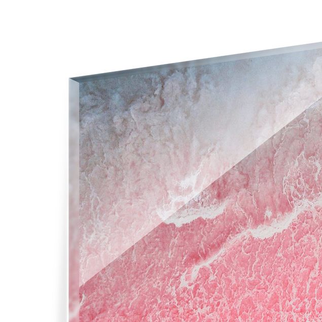 Splashback - Ocean In Pink - Landscape format 2:1