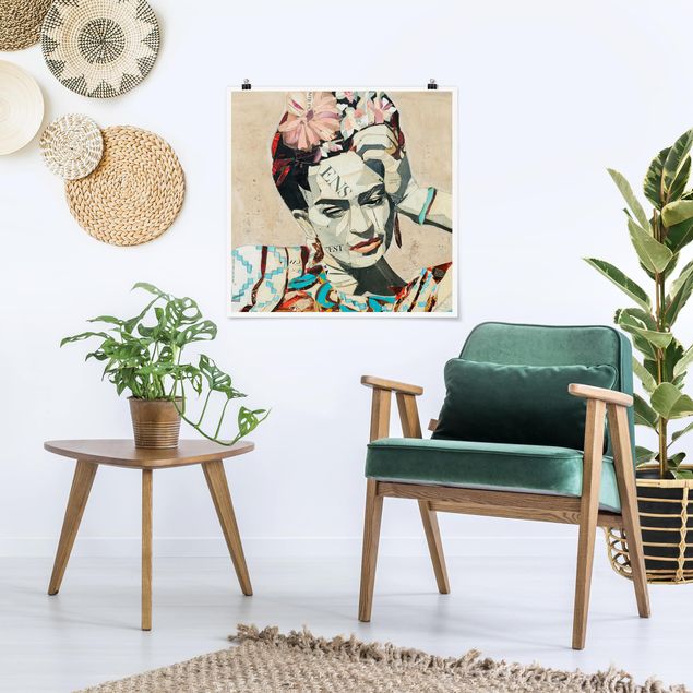 Poster - Frida Kahlo - Collage No.1