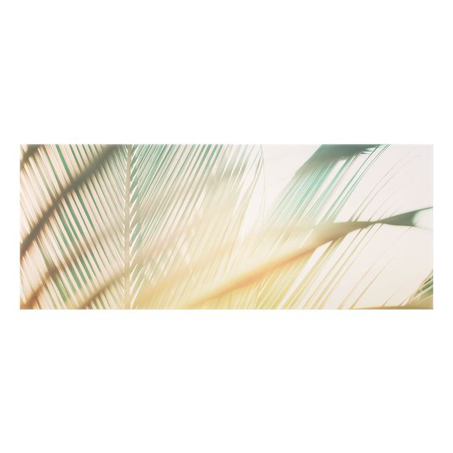 Splashback - Tropical Plants Palm Trees At Sunset II
