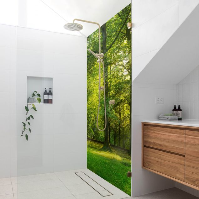 Shower wall cladding - Walk In The Woods