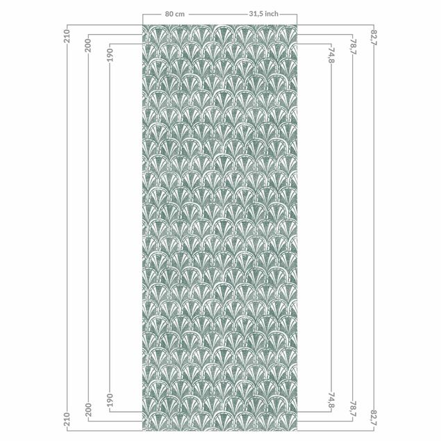Shower wall cladding - Vintage Pattern Art Deco Arches