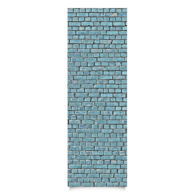 Adhesive film - Brick Tiles Turquoise