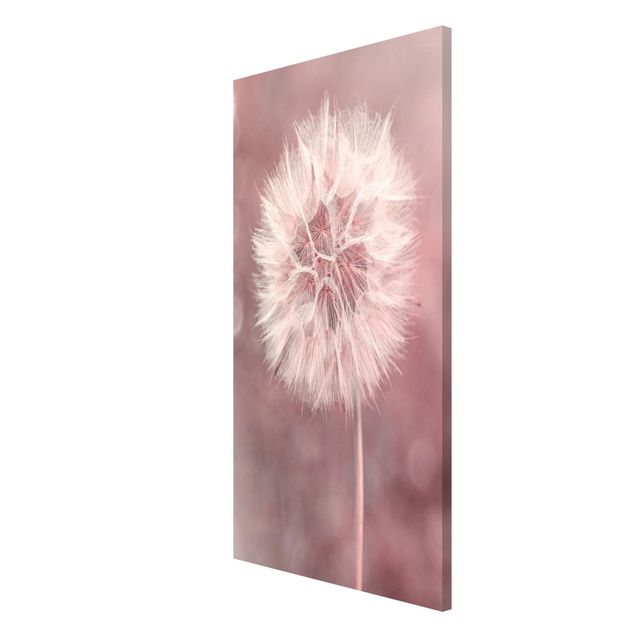 Magnetic memo board - Dandelion Bokeh Light Pink