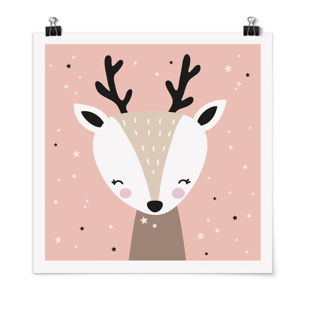 Poster - Happy Deer