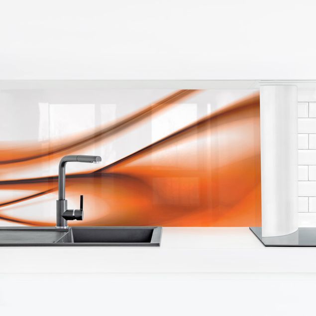 Kitchen wall cladding - Orange Touch