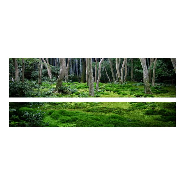Adhesive film for furniture IKEA - Malm bed 180x200cm - Japanese Forest