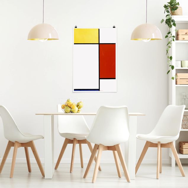 Poster art print - Piet Mondrian - Composition I