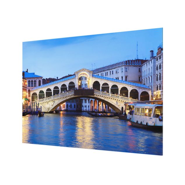 Glass Splashback - Rialto Bridge In Venice - Landscape format 4:3