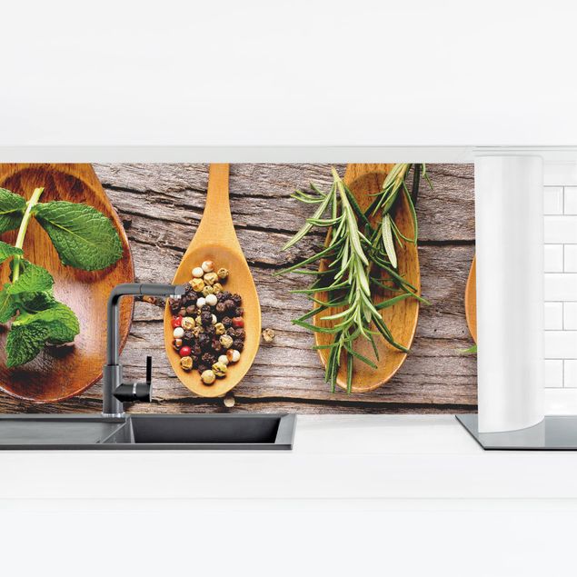 Kitchen wall cladding - Herbs And Spices