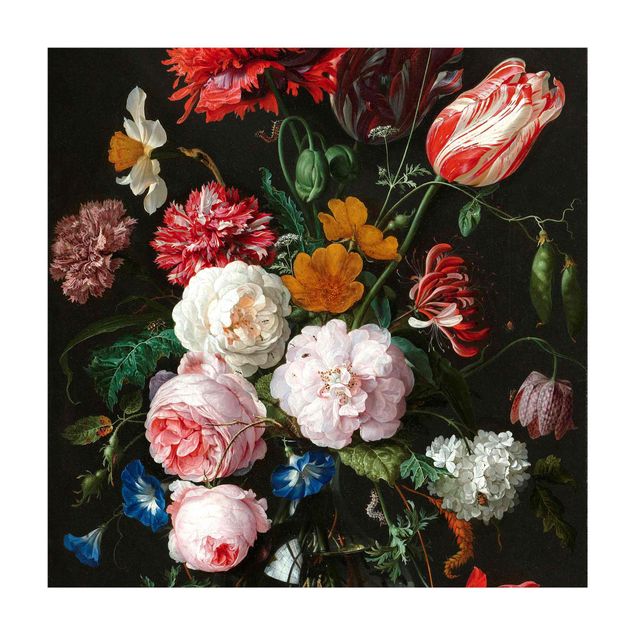 Vintage rugs Jan Davidsz De Heem - Still Life With Flowers In A Glass Vase