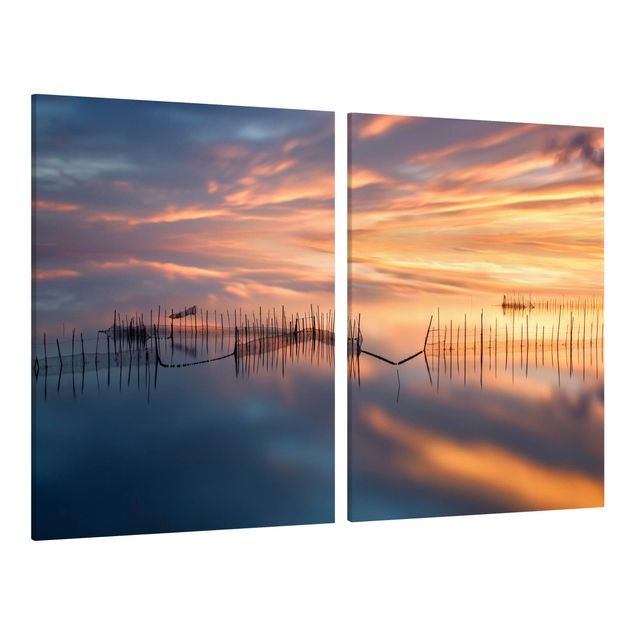Print on canvas 2 parts - Fishing Nets