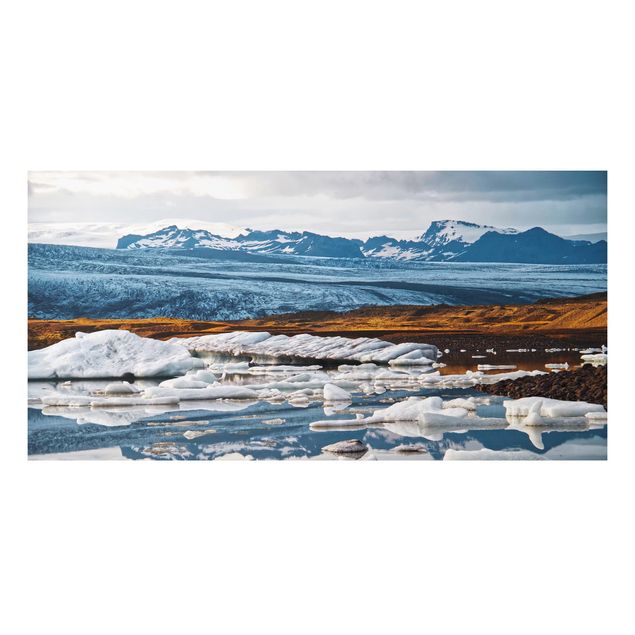 Print on aluminium - Glacier Lagoon