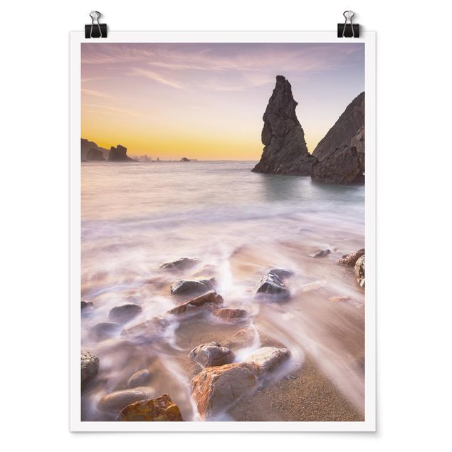 Poster beach - Spanish Beach At Sunrise