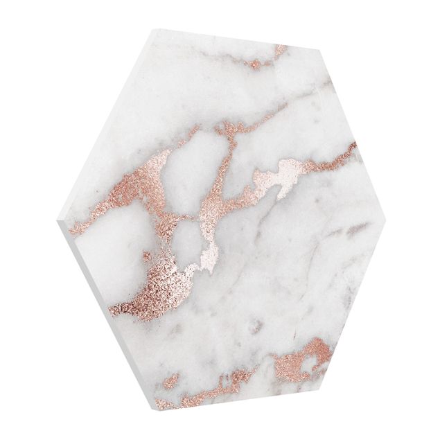 Hexagon Picture Forex - Marble Optics With Glitter
