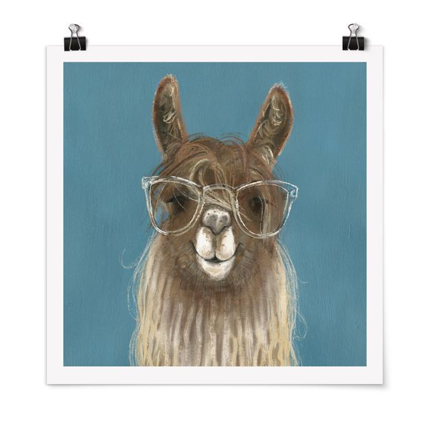 Poster - Lama With Glasses III