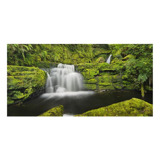Splashback - Lower Mclean Falls In New Zealand