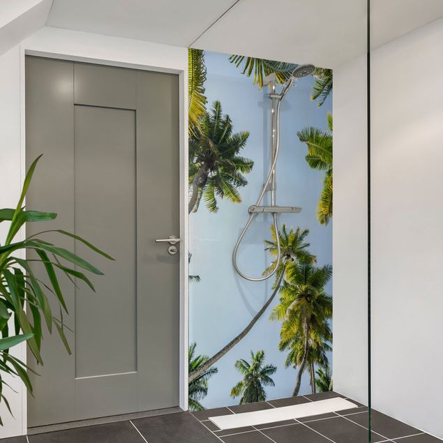 Shower wall cladding - Palm Tree Canopy