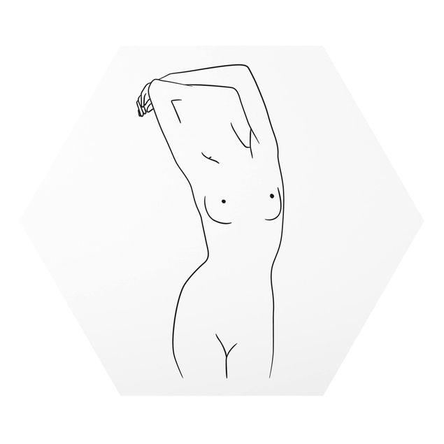 Forex hexagon - Line Art Nude Black And White