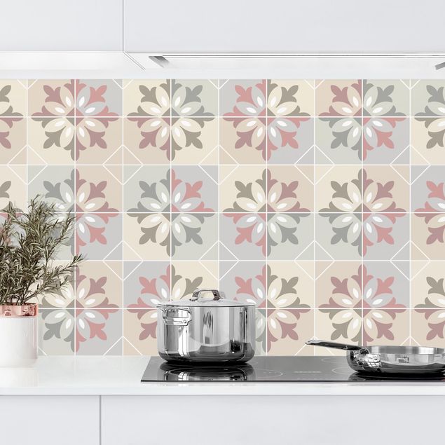 Kitchen splashback patterns Geometrical Tiles - Bari