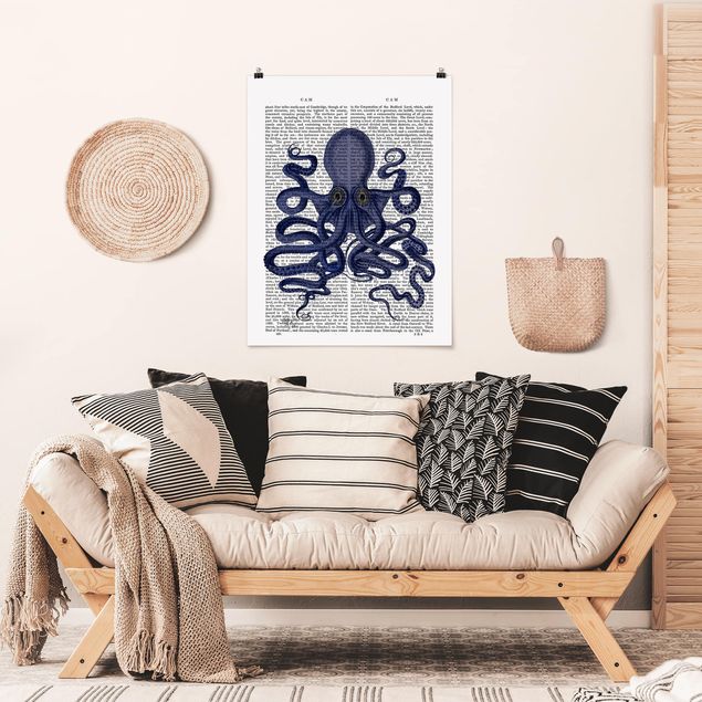 Poster quote - Animal Reading - Octopus