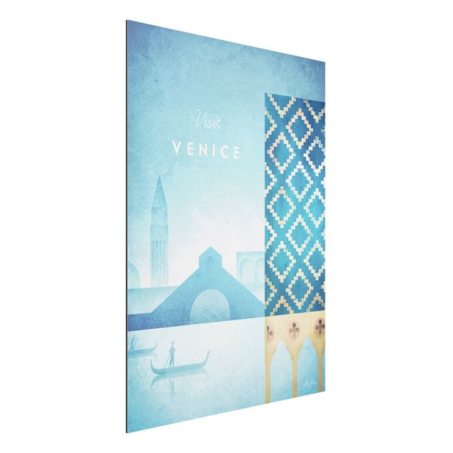 Alu dibond Travel Poster - Venice