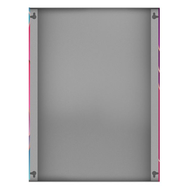 Magnetic memo board - Colourful Art Deco ll