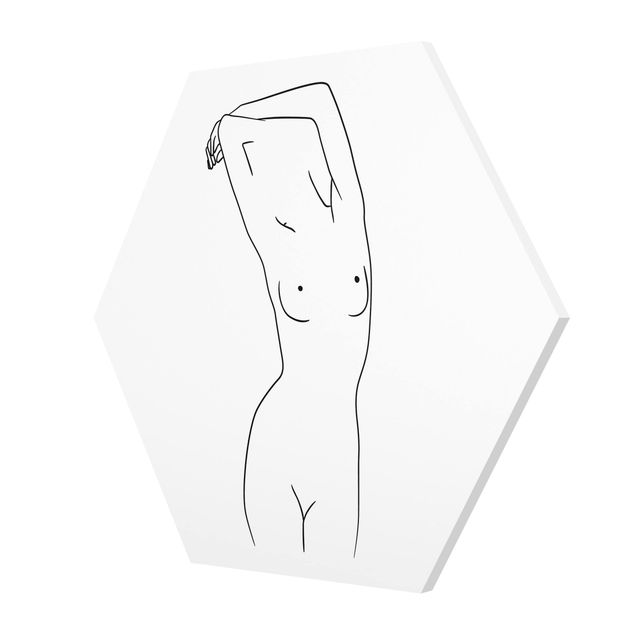 Forex hexagon - Line Art Nude Black And White