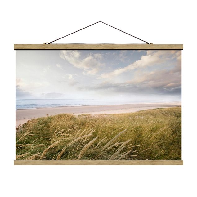 Fabric print with poster hangers - Divine Dunes
