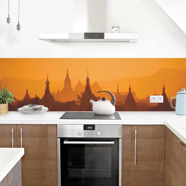 Kitchen wall cladding - Temple City In Myanmar
