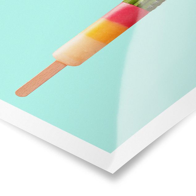 Poster - Popsicle With Cactus