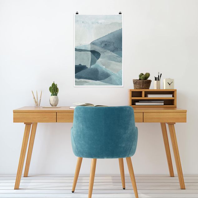Poster abstract - Waves In Blue I