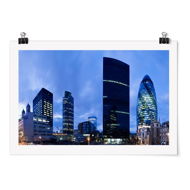 Poster - London Financial District