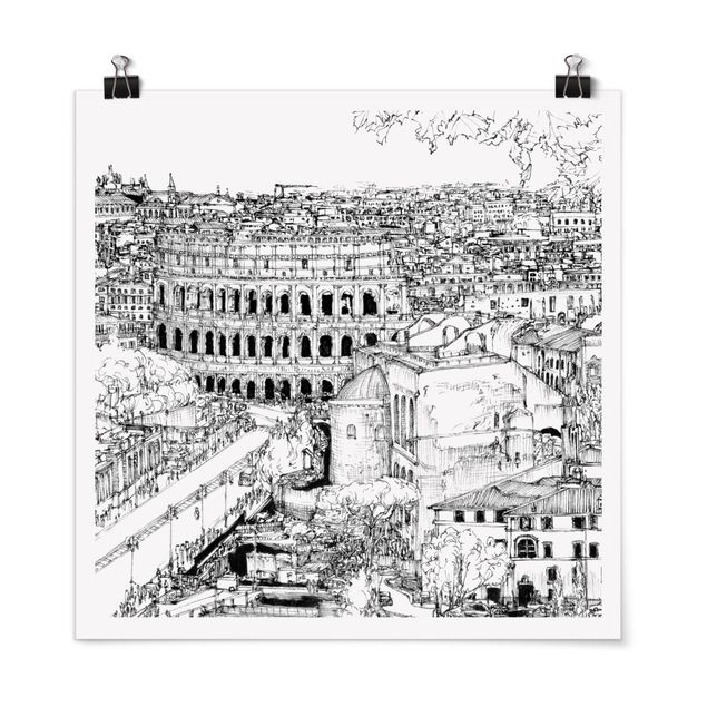 Poster - City Study - Rome