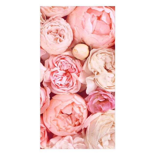 Shower wall cladding - Roses Rosé Coral Shabby