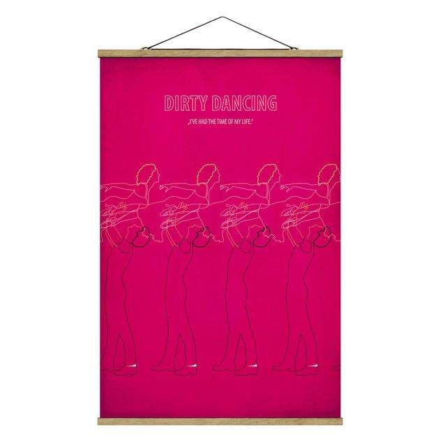 Fabric print with poster hangers - Film Poster Dirty Dancing II
