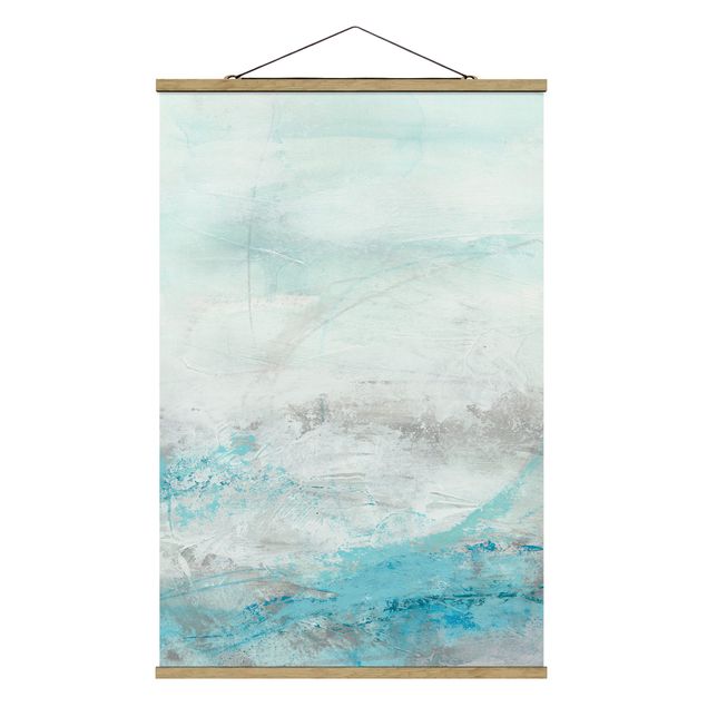 Fabric print with poster hangers - Arctic I