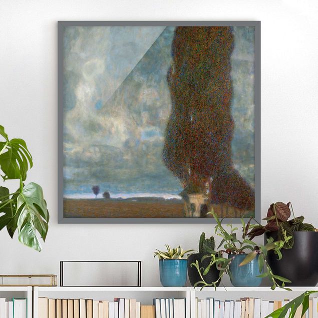 Framed poster - Gustav Klimt - The Great Poplar II