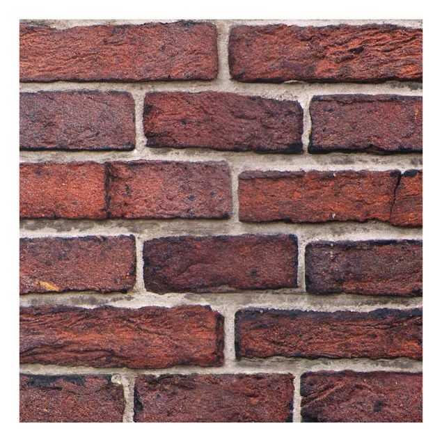 Glass Splashback - Brick Wall Red - Square 1:1