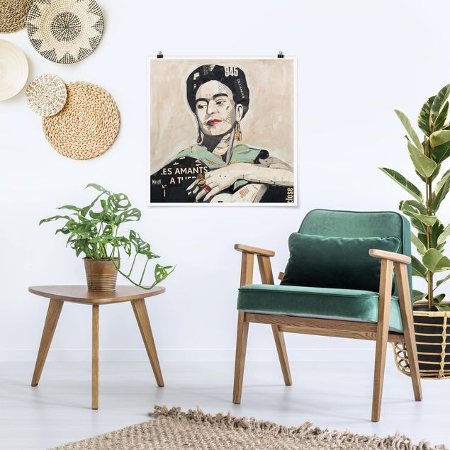 Poster - Frida Kahlo - Collage No.4
