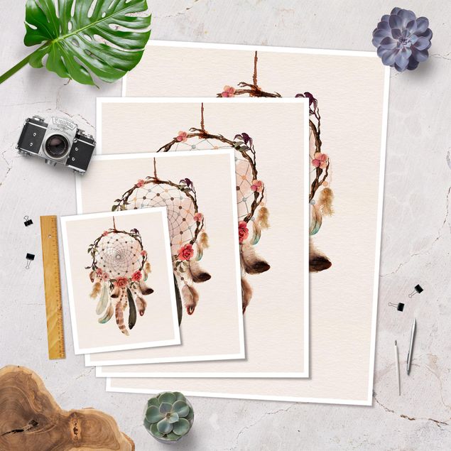 Poster spiritual - Dream Catcher With Beads