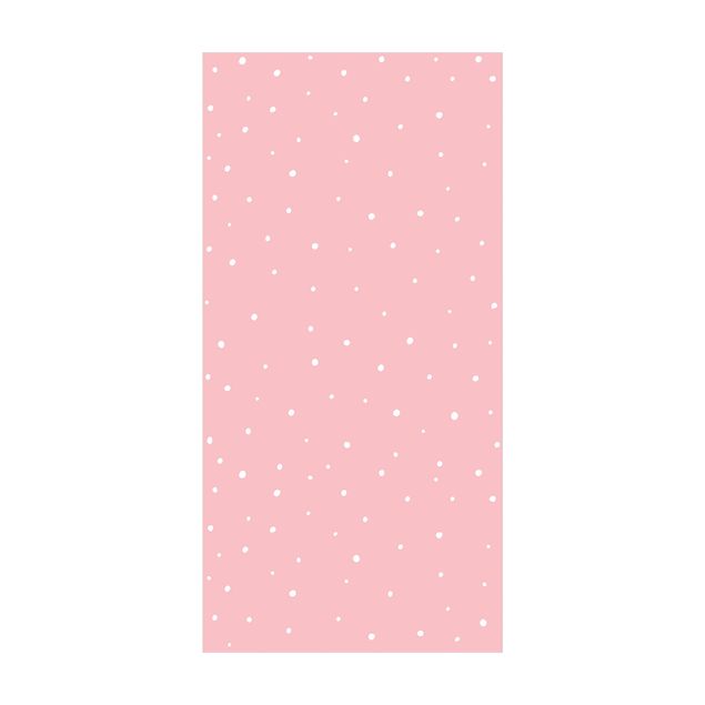 Large rugs Drawn Little Dots On Pastel Pink
