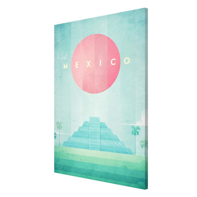 Magnetic memo board - Travel Poster - Mexico