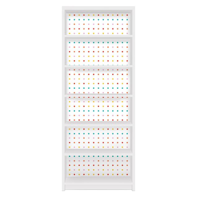 Adhesive film for furniture IKEA - Billy bookcase - No.UL748 Little Dots