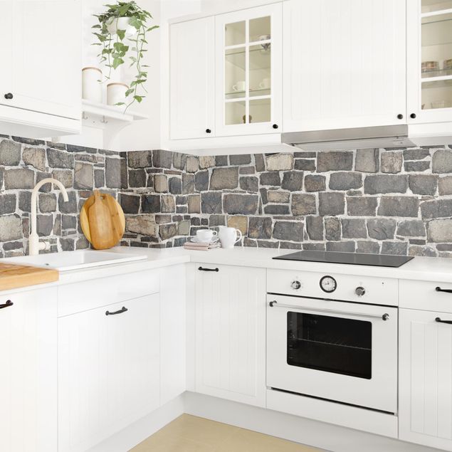 Kitchen splashbacks Quarry Stone Wallpaper Natural Stone Wall